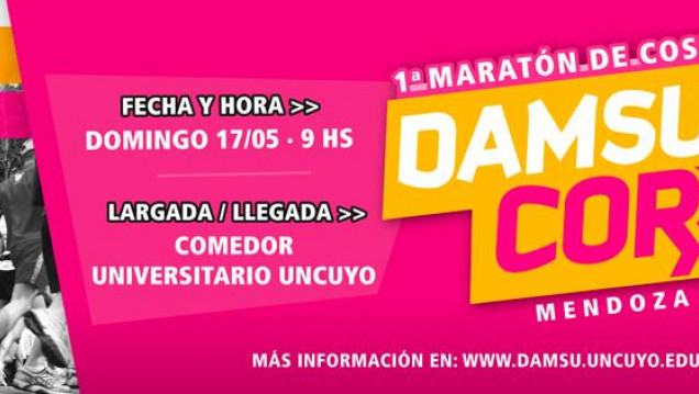 imagen DAMSU Corre: Maratón solidaria en la UNCUYO