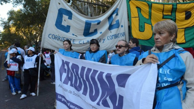 imagen Fadiunc adhiere al paro de Conadu Histórica y no hay clases en la UNCUYO