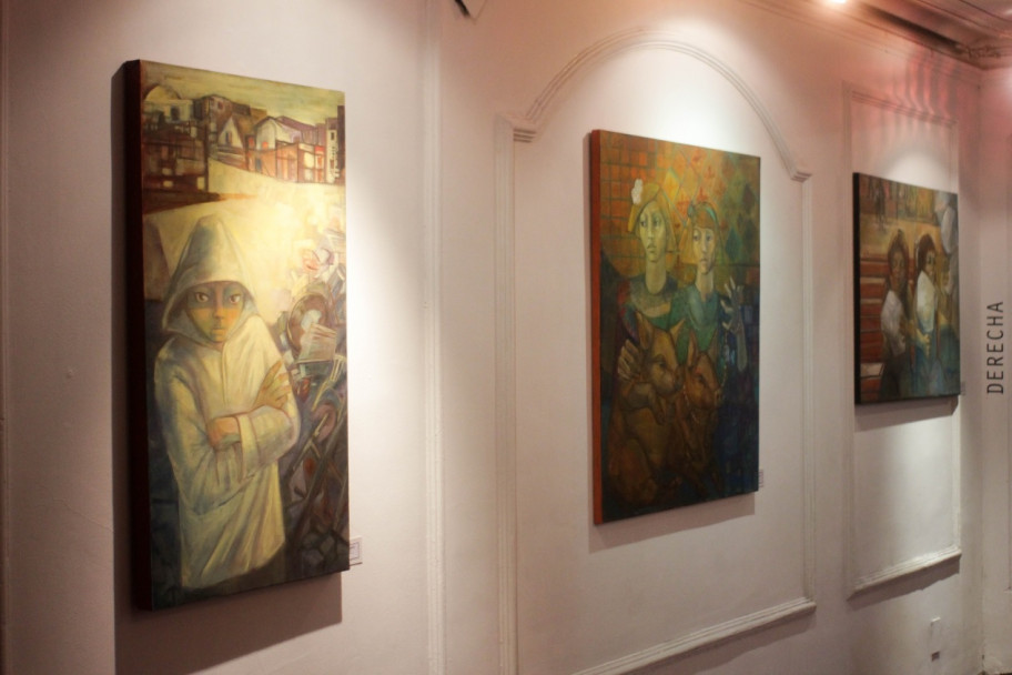 imagen "Hemisferios cruzados", el eje artístico de Norma Pacheco
