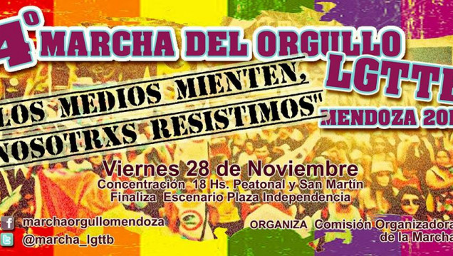 imagen 4ta Marcha del Orgullo LGTTB en Mendoza